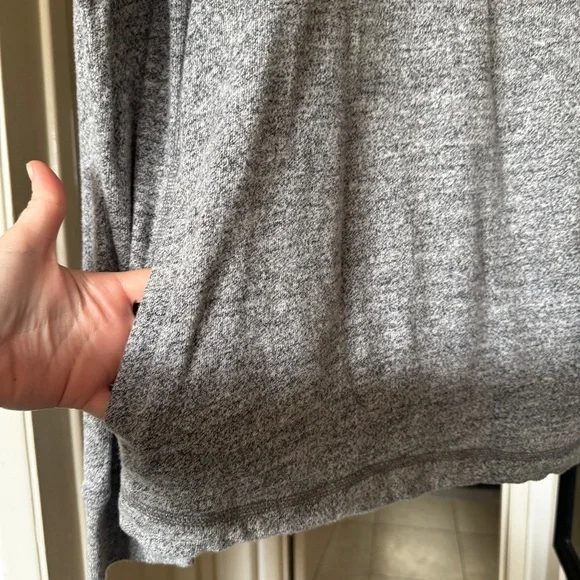 Men’s Lucky Brand Grey Half Zio Pullover Sweater Size Small - Picture 4 of 8